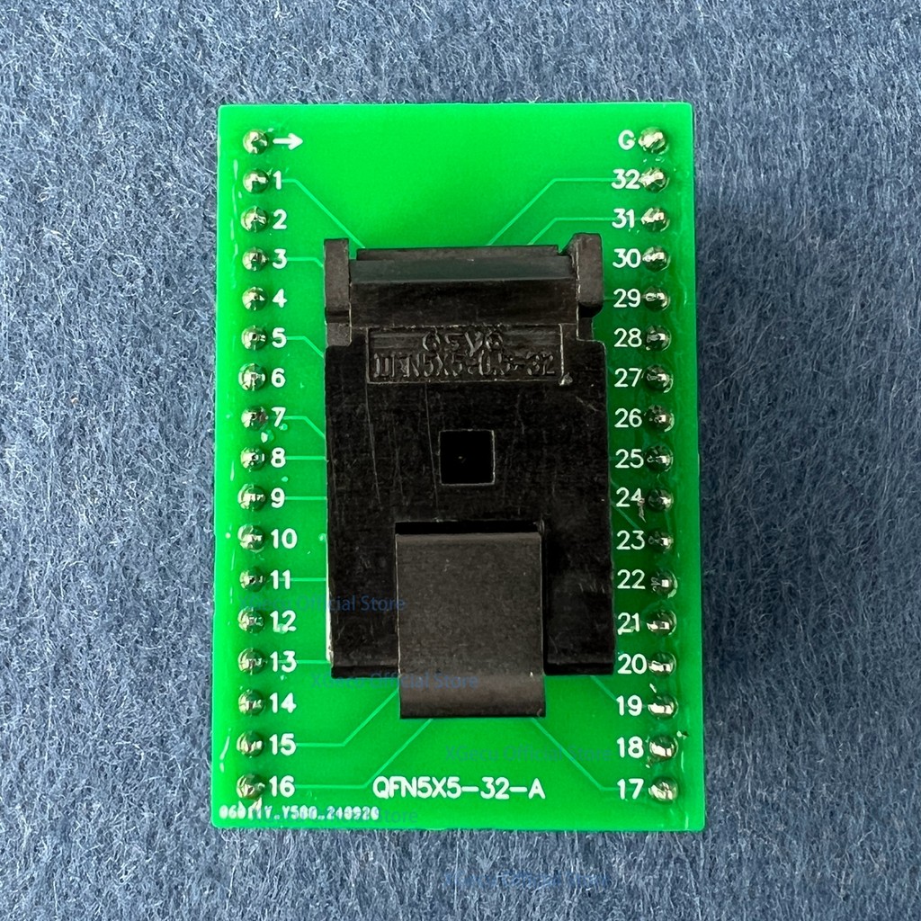 

QFN32 / QFN5X5-32L(0.5) Programming Socket with Burn-in Test Socket and DIP32 Adapter