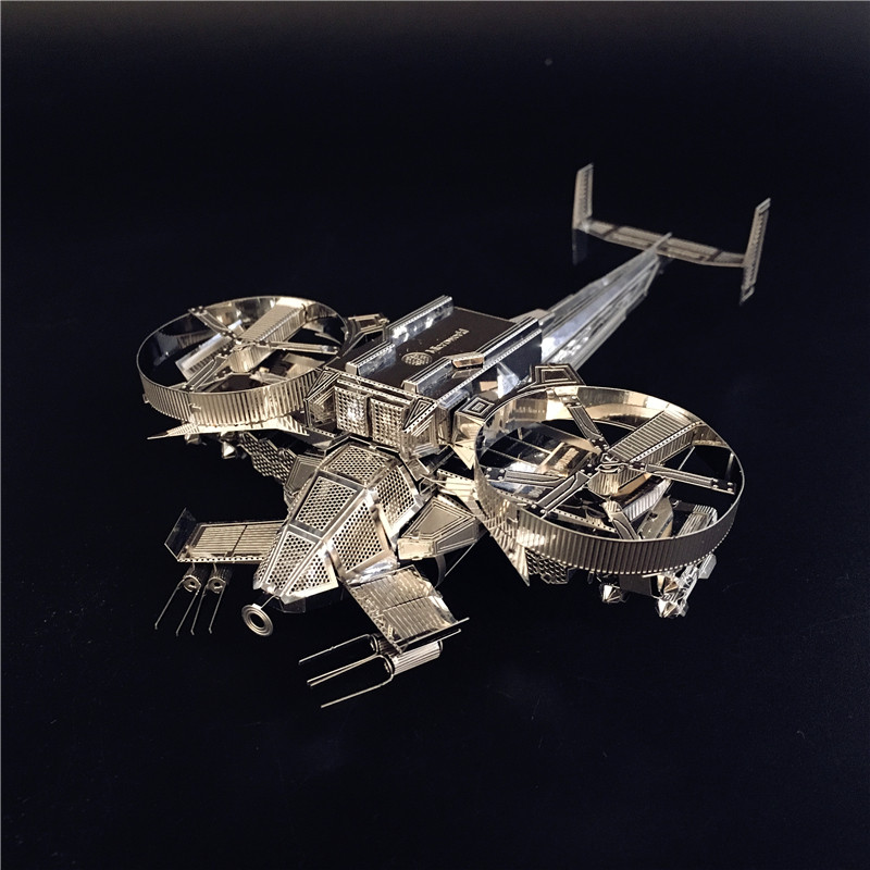 MMZ MODEL Microworld 3D metal Puzzle Avatar Scorpion helicopter model DIY laser cutting Jigsaw
