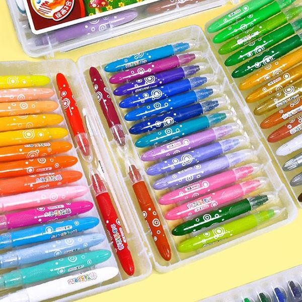 

Grasp Crayon Set 24/36/48 Warna Silky Crayon Water Soluble Crayons Krayon Licin Grasp Krayon Sil