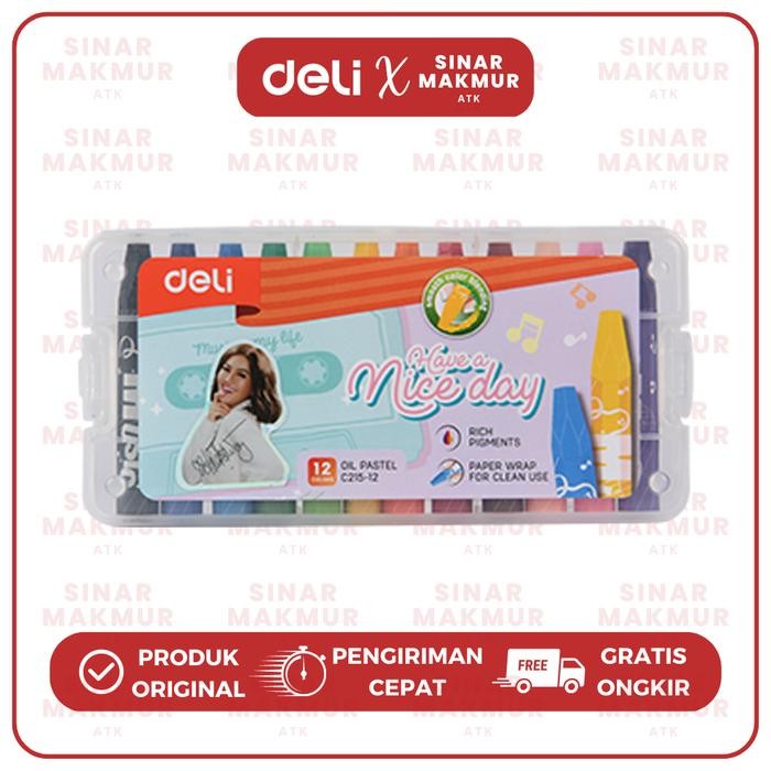

Oil Pastel/Crayon/Krayon 12/24 Warna Deli X Agnez Mo Cc215 (Set)