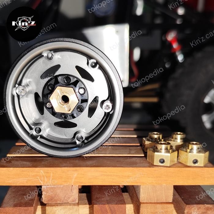 Special Hex 12 Untuk Velg Rc Adventure Yang Lubang Besar, Scx10, Rc4Wd