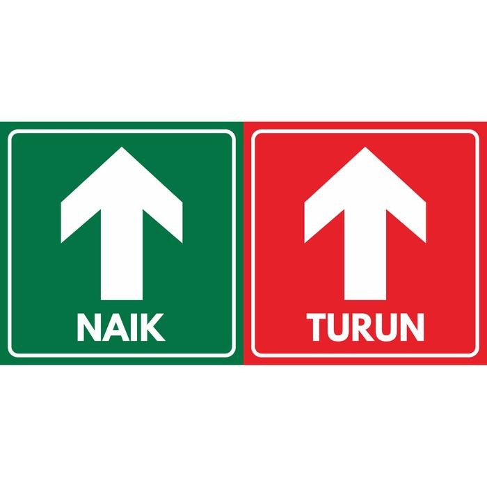 STICKER TANGGA NAIK TURUN