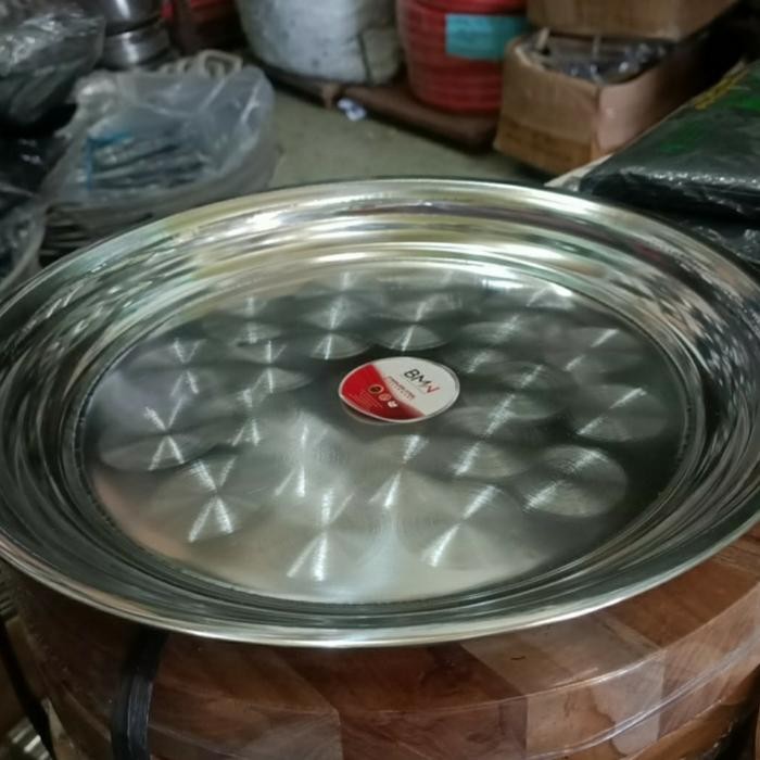 Nampan Bulat Polos Stainless / Nampan Bulat Stainless/Baki