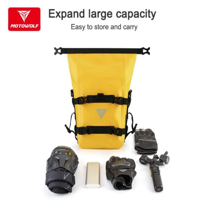 Crashbar Bag Motowolf Tas Side Bag Motor Waterproof Multifungsi