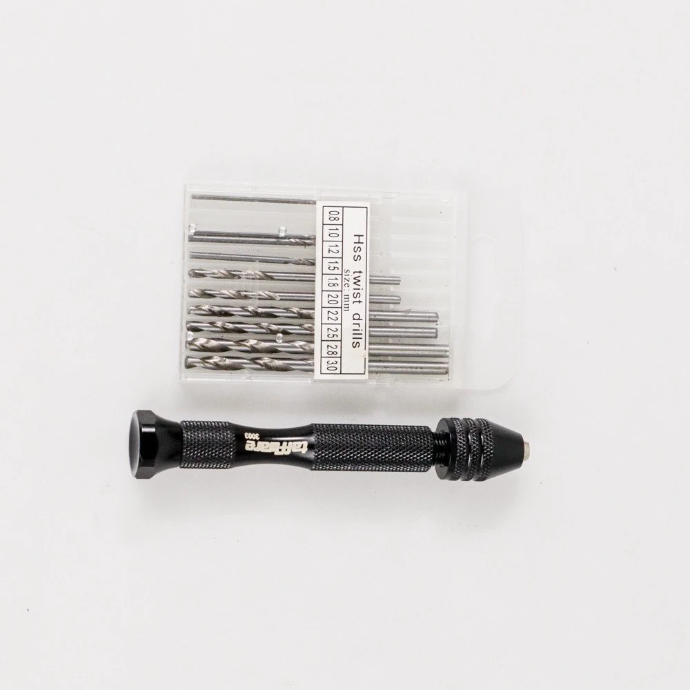 TAFFWARE BOR TANGAN MANUAL HSS TWIST DRILLS DENGAN 10 MATA BOR 3003 ORIGINAL