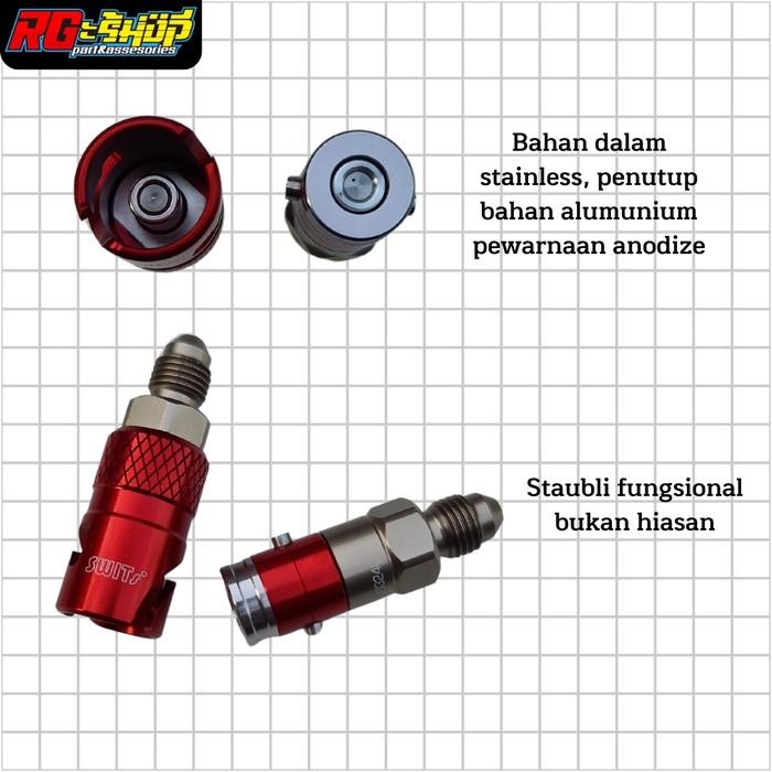 Staubli Quick Release Selang Rem Swits Thailand