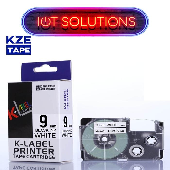 

Jasmin.Store1 Label Tape 9Mm Xr-9We Compatible Printer Casio Kl-60 Kl-60Sr Kl-120 Kl-130 Ez