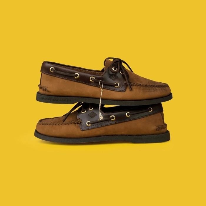 Sperry Top Sider A/O Brown Nubuck 2 eye ORIGINAL