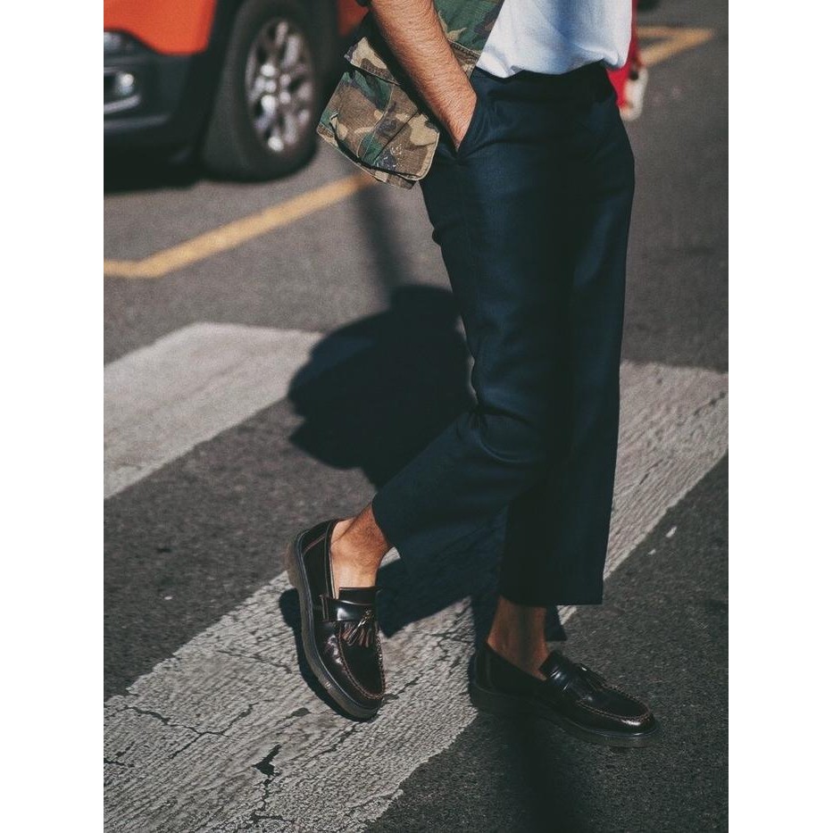 Dr martens adrian loafer tassel red cherry arcadia (burgundy)