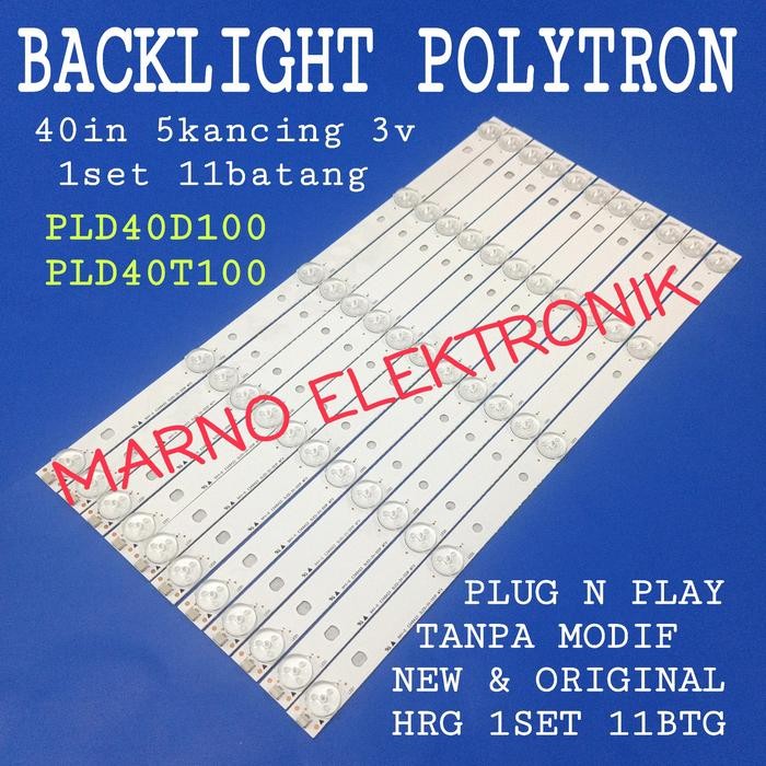 Lampu Backlight Led Polytron Pld40D100 Pld40T100 Bl Pld 40D100 40T100