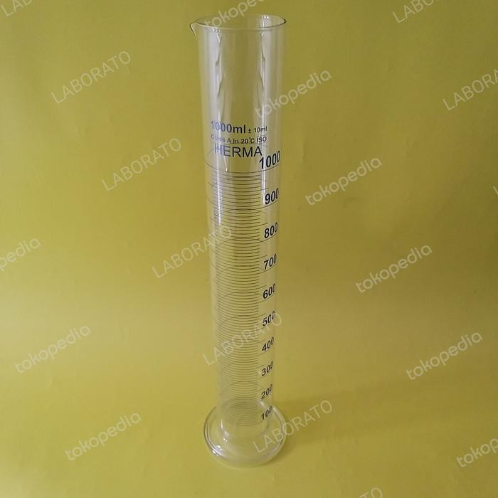 Gelas Ukur 1000Ml Kaca Measuring Cylinder 1 Liter 1L 1000 Ml