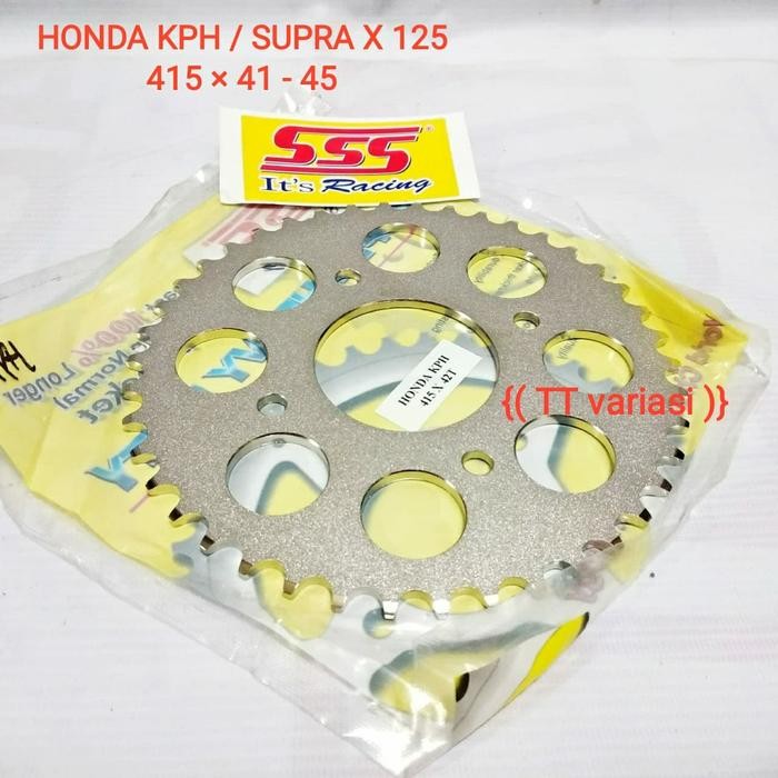 Gear Belakang Sss Kharisma - Supra X 125 415 - 41T 42T 43T 44T 45T