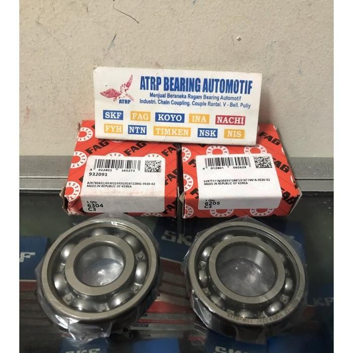 Bearing 6205 C3 6304 C3 Fag Bearing Set Kruk As Rx-King,Rzr,Rxz Jupiter Z Vega R Yt 115 Suzuki Ts