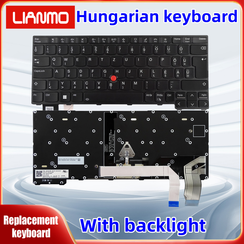 Hungary keyboard for Lenovo ThinkPad X13 Gen2 X13 Gen3 L13 Gen 3 Gen 4 Gen 5 L13 Yoga Gen 3 Gen 4 La