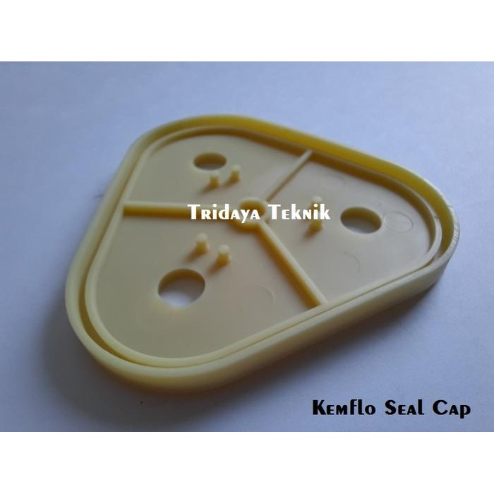 Kemflo Seal Segitiga kuning hitam Per Kancing Booster Pump Kemflo
