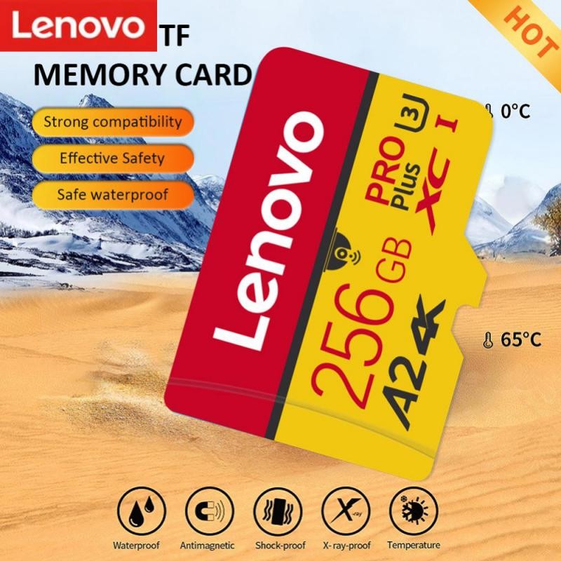Lenovo 2TB Class 10 SD Memory Card 128GB Micro TF/SD Card 1TB Flash