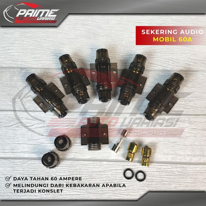 Sekering Audio 60A Fuse Audio 60A Sekring Audio Mobil 60A *