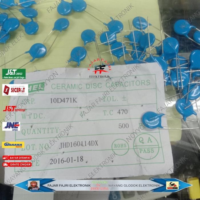 capacitor ceramic 10D471k kapasitor varistor 10D 471k *