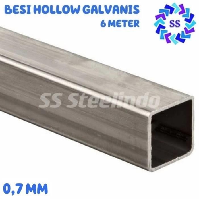 BESI HOLLOW GALVANIS 0,7MM (20X40 40X40) 6 METER *