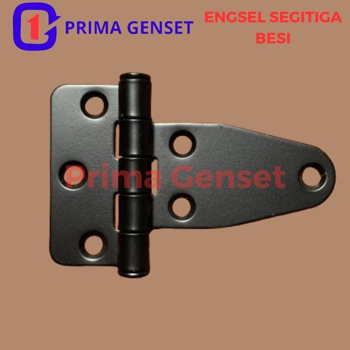 Engsel Besar Segitiga Besi Hitam Pintu Genset *