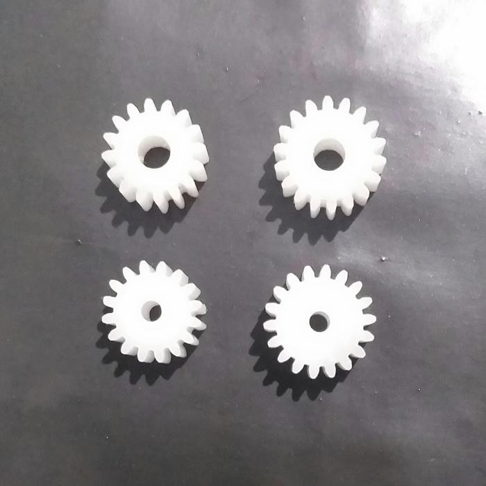Gear Pinion Plastik 16T 18T ID 2mm 3mm Mod 0.5 *