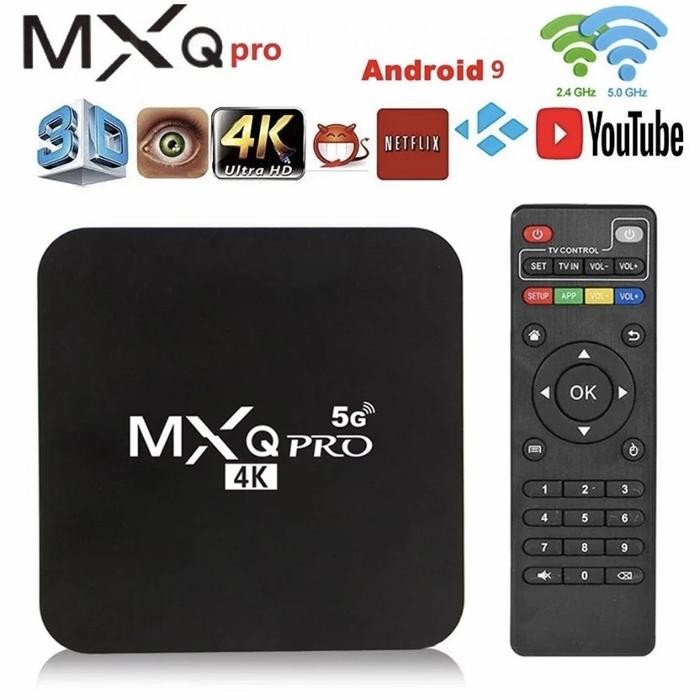 TV Box Android MXQ-Pro 4K Smart TV - TV Box Media Player MXQ Pro - MKS
