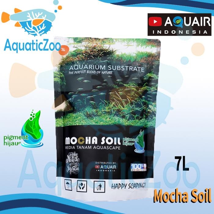 MOCHA SOIL 7L SOIL AQUASCAPE SOIL MOCHA SUBSTRAT AQUASCAPE MEDIA TANAM