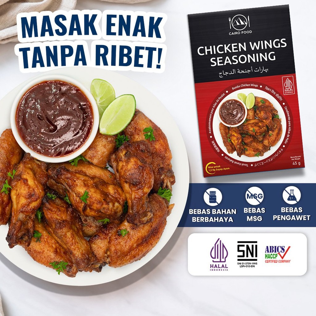 

Bumbu Chicken Wings Sehat - Cairo Food