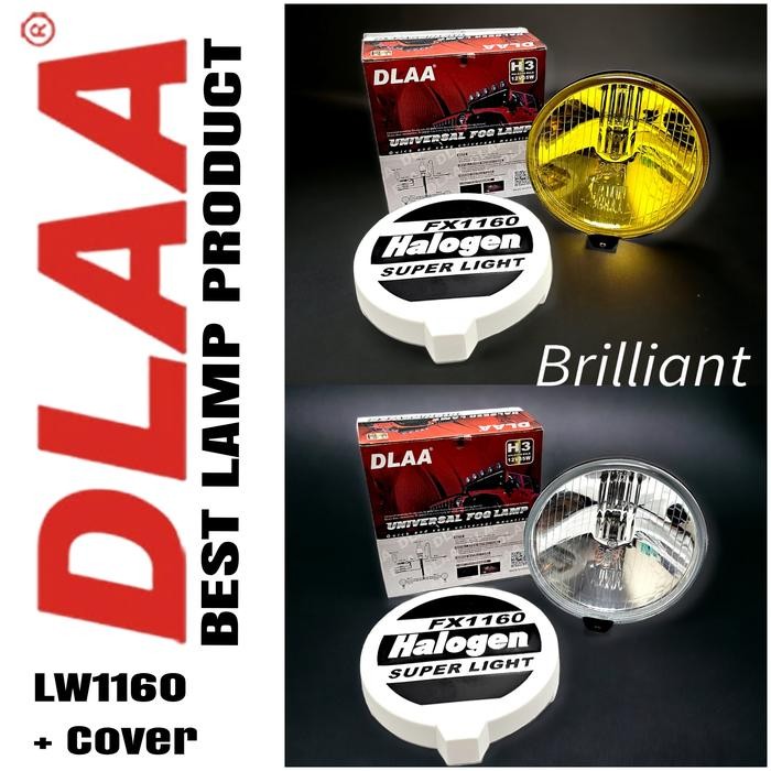 LW1160 - Foglamp Lampu Tembak BULAT Plus Tutup Cover 12V
