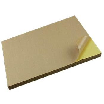 

Sticker Kraft A4 Coklat Isi 100 Lembar Pasti Ori