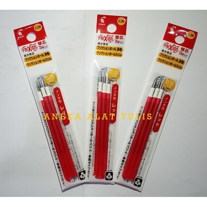 

Pilot Frixion Slim Refill 0.38 Mm / Isi Ulang Pen Frixion Slim Pasti Ori