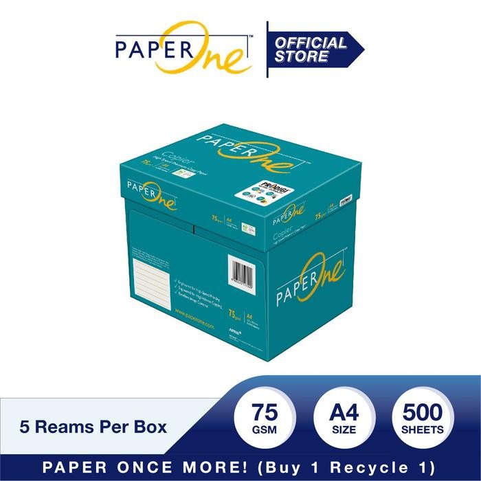 

Kertas Hvs A4 70 Gram Paperone/Kertas Fotocopy Potocopy/Office Paper Pasti Ori