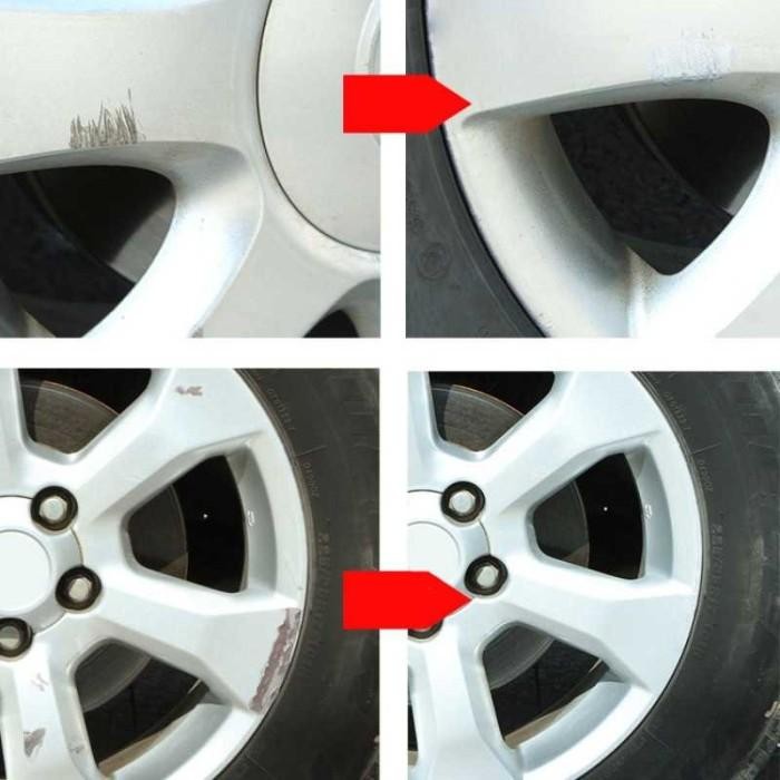 (Expert) REPAINT VELG CAT PELEK MOBIL KOREKSI CAT VELG MOBIL REPAIR PAINT VELG