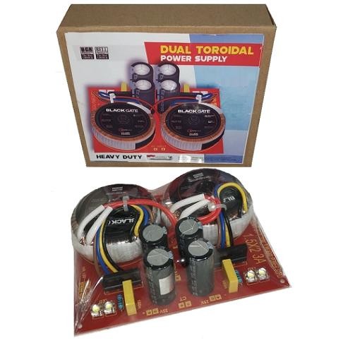 Kit Trafo PSU Dual Toroid 3A Ct 25V Heavy duty Bombardir BLACKGATE