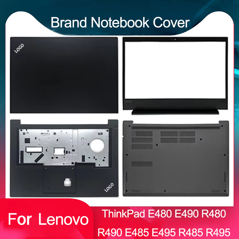 New Lapatop Cover For Lenovo ThinkPad E480 E490 R480 E485 E495 R490 LCD Back Cover Front Bezel Palmr