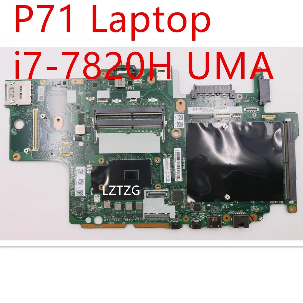 Motherboard For Lenovo ThinkPad P71 Laptop Mainboard i7-7820H UMA 01AV386
