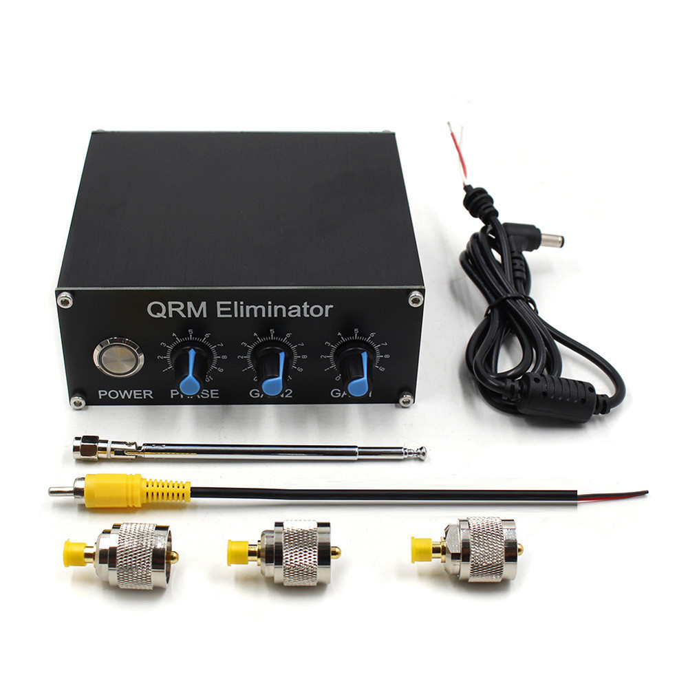 QRM Eliminator X-Phase Built-in PTT Control 1-30 MHz HF Band QRM Eliminator Aluminum Alloy Broadcast