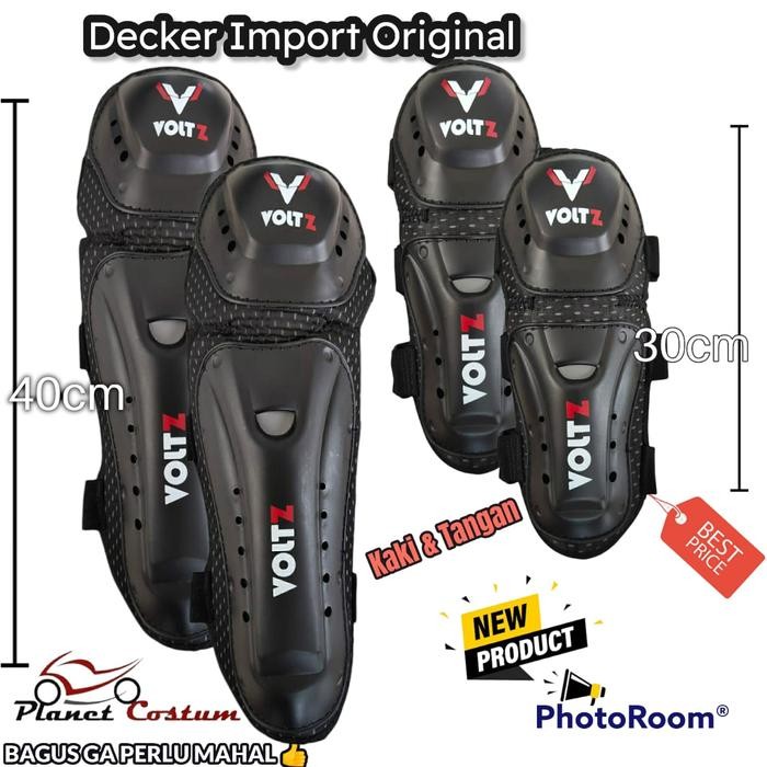 Pcdc1 Dy Protector Decker Siku Tangan Lutut Kaki Biker Sepeda Motor