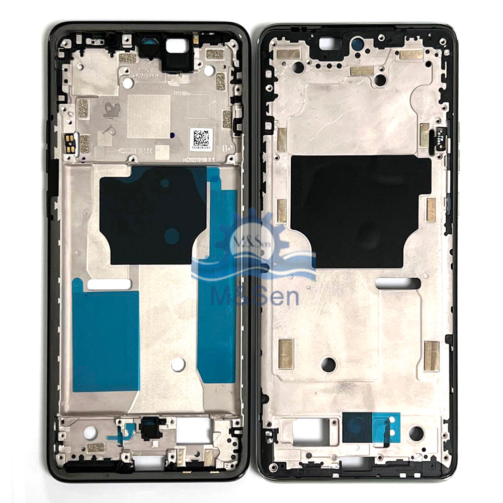 Original 6.55" For Motorola Edge 40 Neo XT2307-1 Front Frame Bezel +Middle Frame Housing For Moto Ed