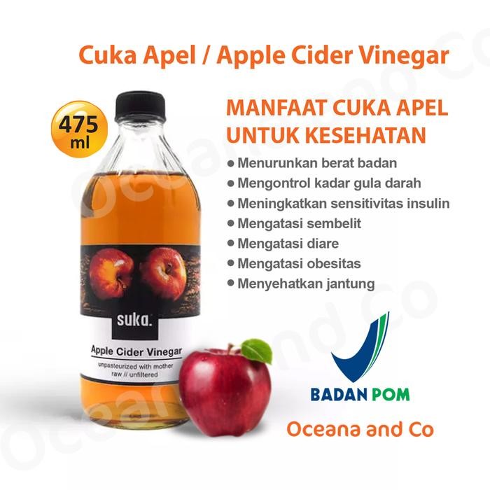 

Suka Organic Apple Cider Vinegar 475ml Murah Termurah