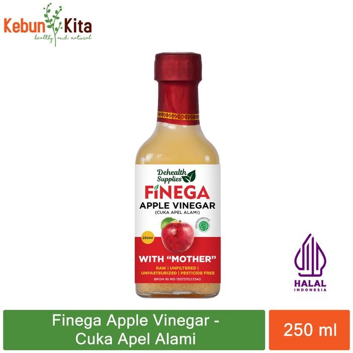 

Finega Apple Cider Vinegar 250ml with The Mother ( Botol Kaca )