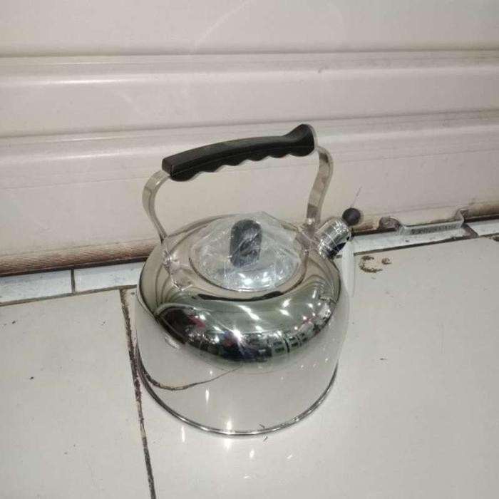 BIMA PRIMA TEKO BUNYI 22CM 4 LITER STAINLESS STEEL WHISTLING KETTLE masih ready
