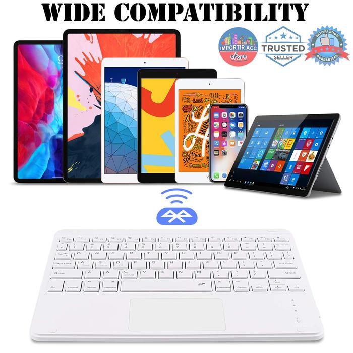 SAMSUNG TAB A8 2019 S PEN P205 SARUNG KEYBOARD BLUETOOTH BOOK CASE