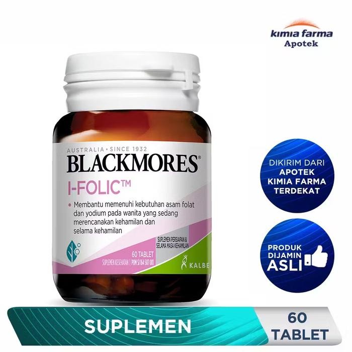 Blackmores I-Folic 60 Tablet / Suplemen Ibu Hamil / Kimia Farma