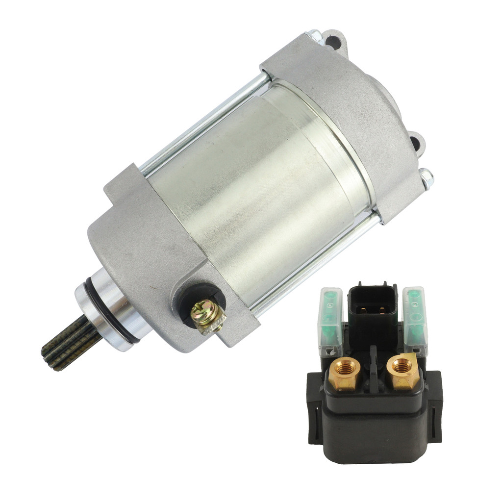 IMPORT Electrical Starter Motor And Relay For YAMAHA FJR1300A FJR1300AS FJR1300AE FJR1300D-AS