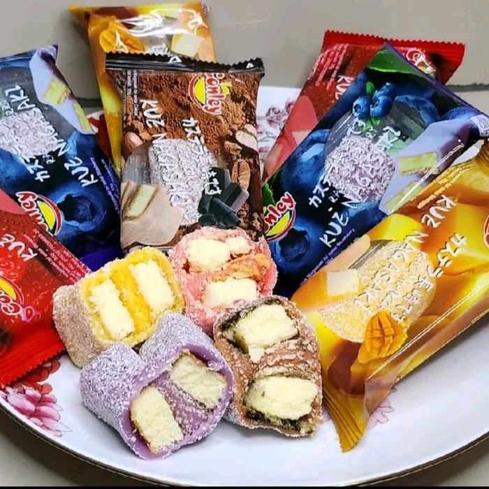 

kue mochi nagasaki Conley isi (20pcs) aneka rasa buah/kue nagasaki / kue mochi/mochi viral/makanan
