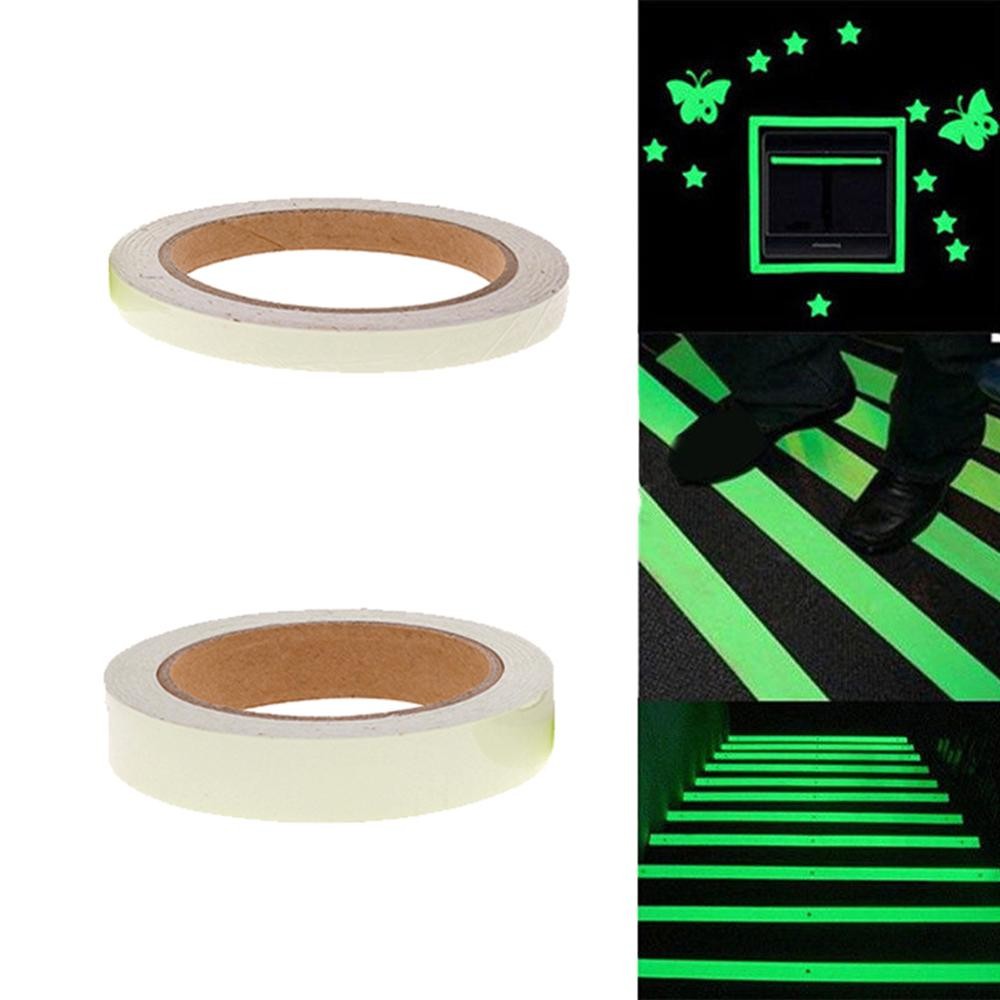 

Luminous Tape 10m Green Warning Ground Light Storage Stair Anti-Slip Sticker Bicycle Frame Warning