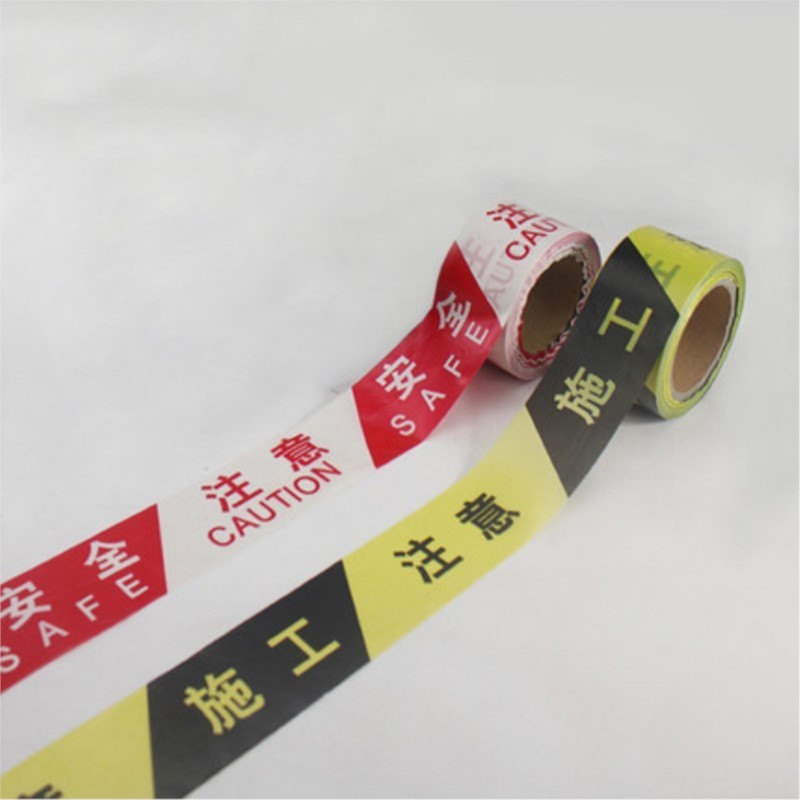 

1pc disposable PE warning tape Engineering isolation belt guardrail belt Road construction isolation