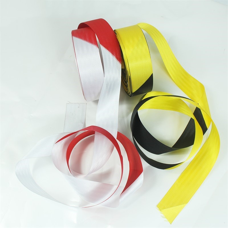 

1pc thick 50m double-sided printing Warning line Retractable Canvas Bulk Warning Isolation Belt Note