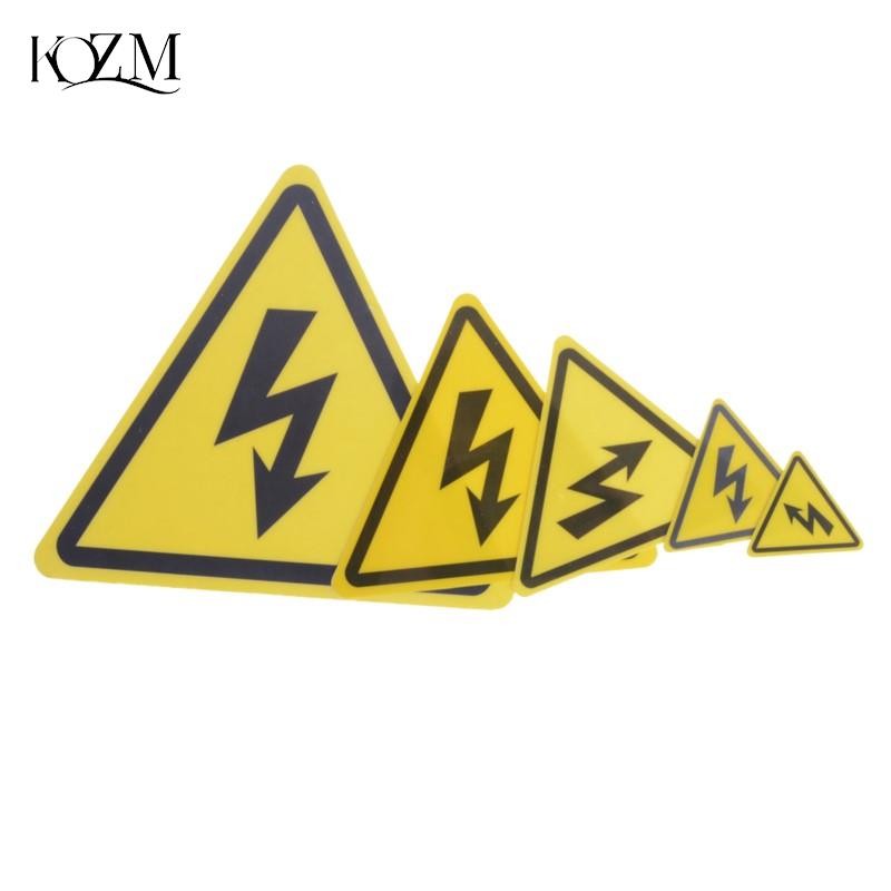 

High Quality 2PCS Danger High Voltage Electric Warning Safety Label Sign Decal Sticker